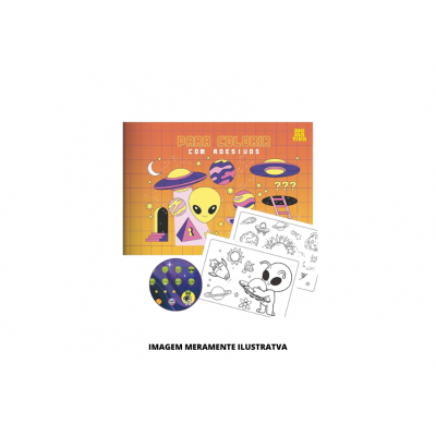 LIVRO PARA COLORIR - ANIMATIVA - 20x14 16F UNIVERSO